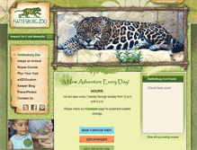 Tablet Screenshot of hattiesburgzoo.com